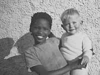 Katharin in Namibi Suedwestafrika